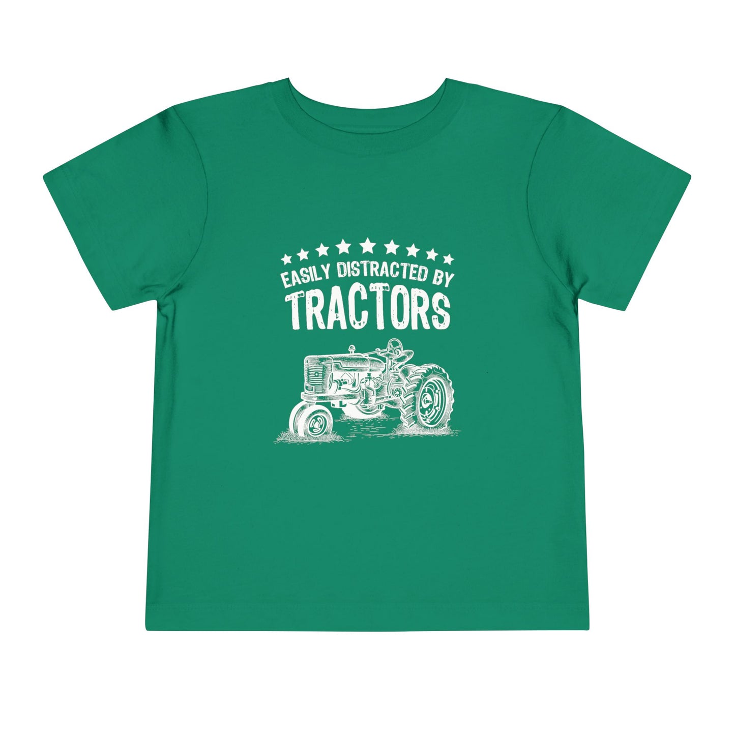 Easily Distracted by Tractors Toddler Tee, Cute Kids Shirt, Farm Theme Clothing, Tractor Lover Gift, Birthday Outfit, Playtime Tee