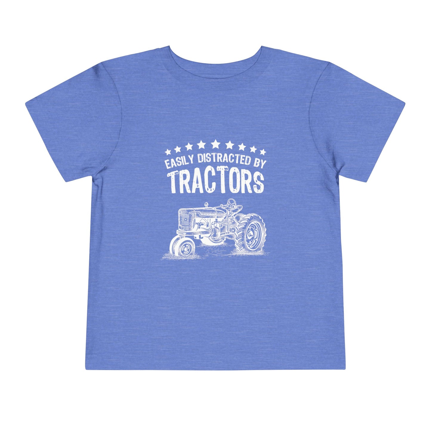 Easily Distracted by Tractors Toddler Tee, Cute Kids Shirt, Farm Theme Clothing, Tractor Lover Gift, Birthday Outfit, Playtime Tee