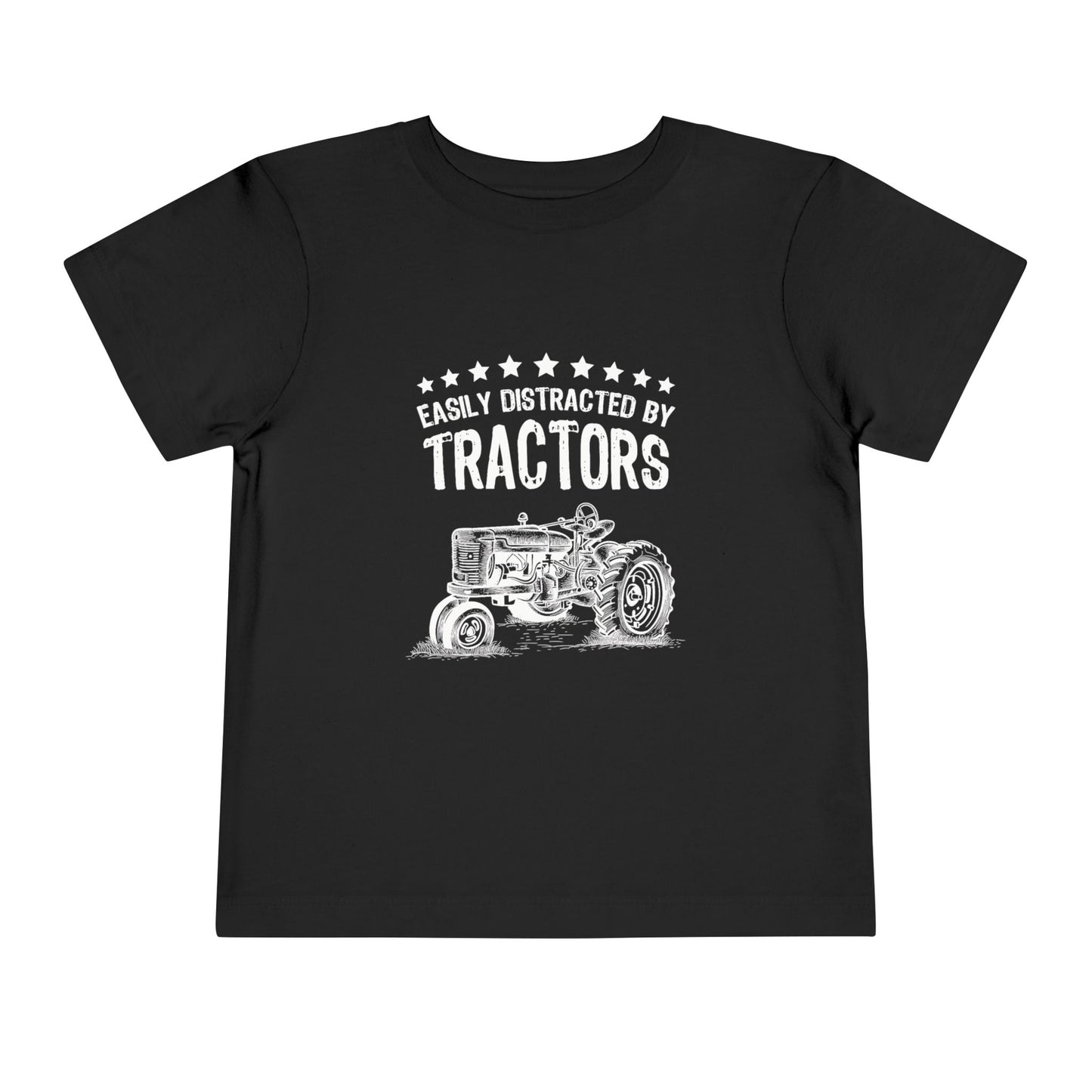 Easily Distracted by Tractors Toddler Tee, Cute Kids Shirt, Farm Theme Clothing, Tractor Lover Gift, Birthday Outfit, Playtime Tee