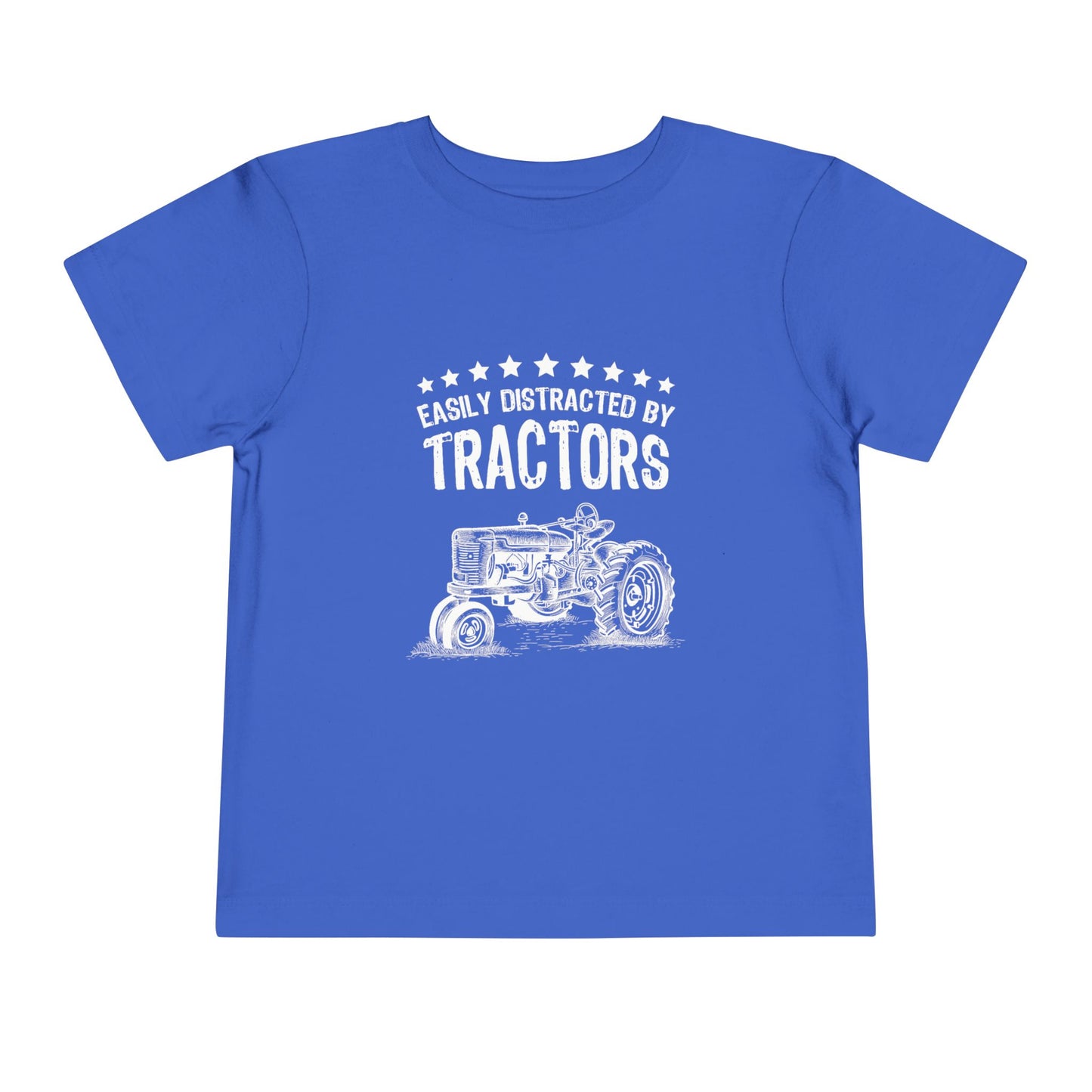 Easily Distracted by Tractors Toddler Tee, Cute Kids Shirt, Farm Theme Clothing, Tractor Lover Gift, Birthday Outfit, Playtime Tee