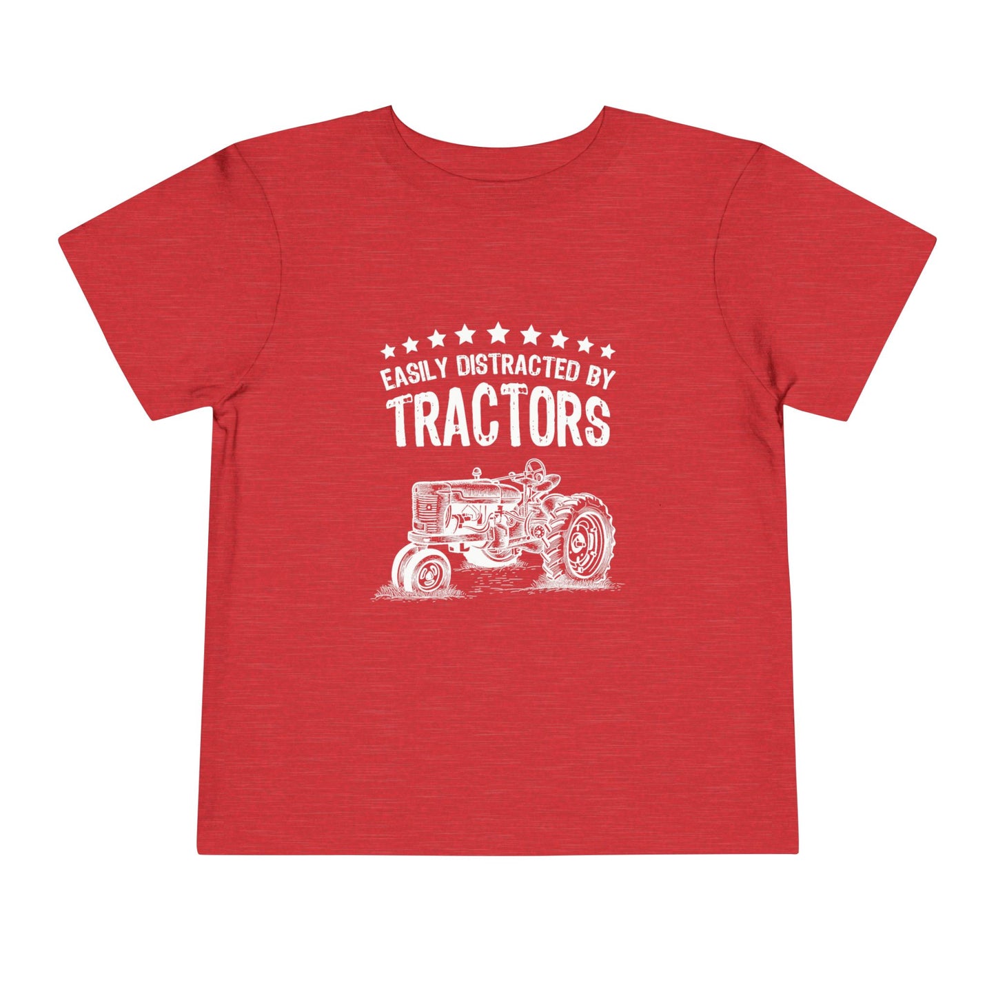 Easily Distracted by Tractors Toddler Tee, Cute Kids Shirt, Farm Theme Clothing, Tractor Lover Gift, Birthday Outfit, Playtime Tee